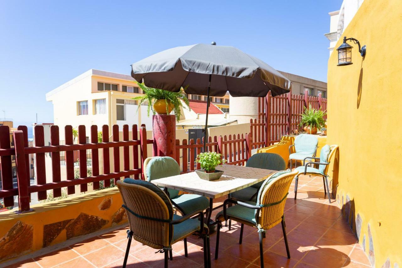 Canarian House With Views And Pool Los Realejos Kültér fotó